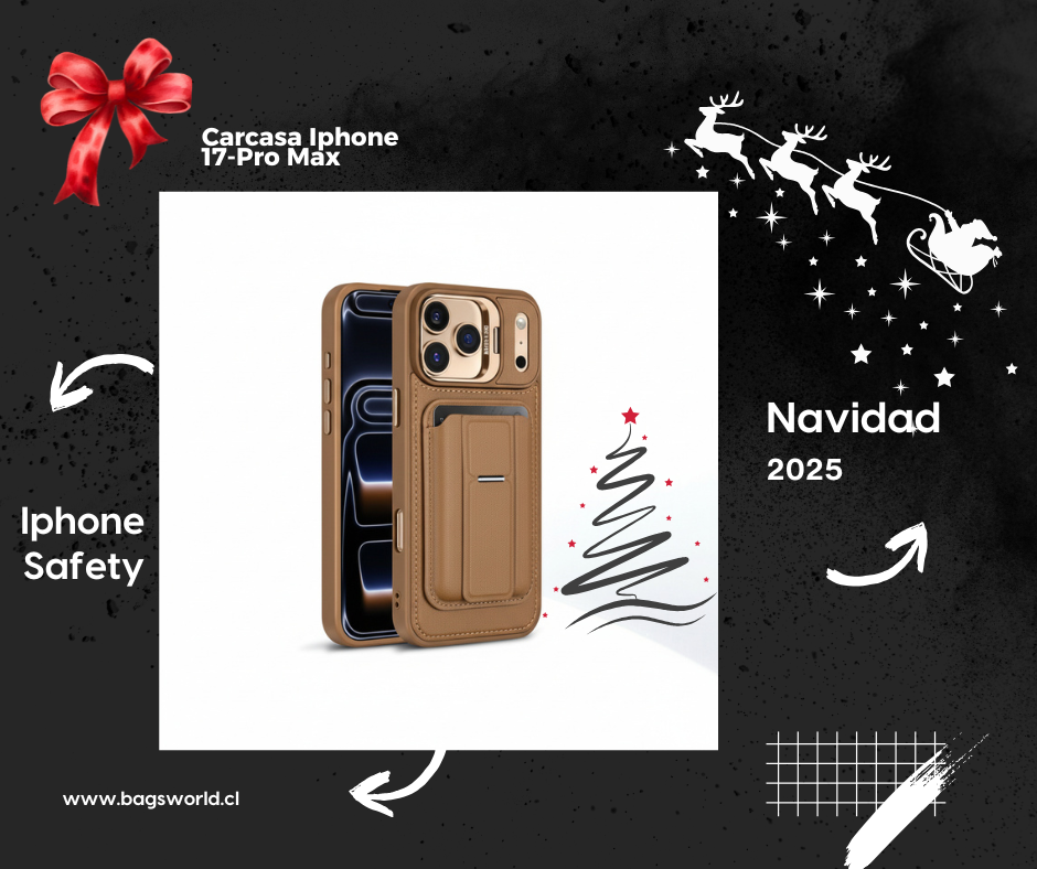 Carcasa de cuero ecologico con tarjetero magnetico Magsafe , iPhone 17 Pro max