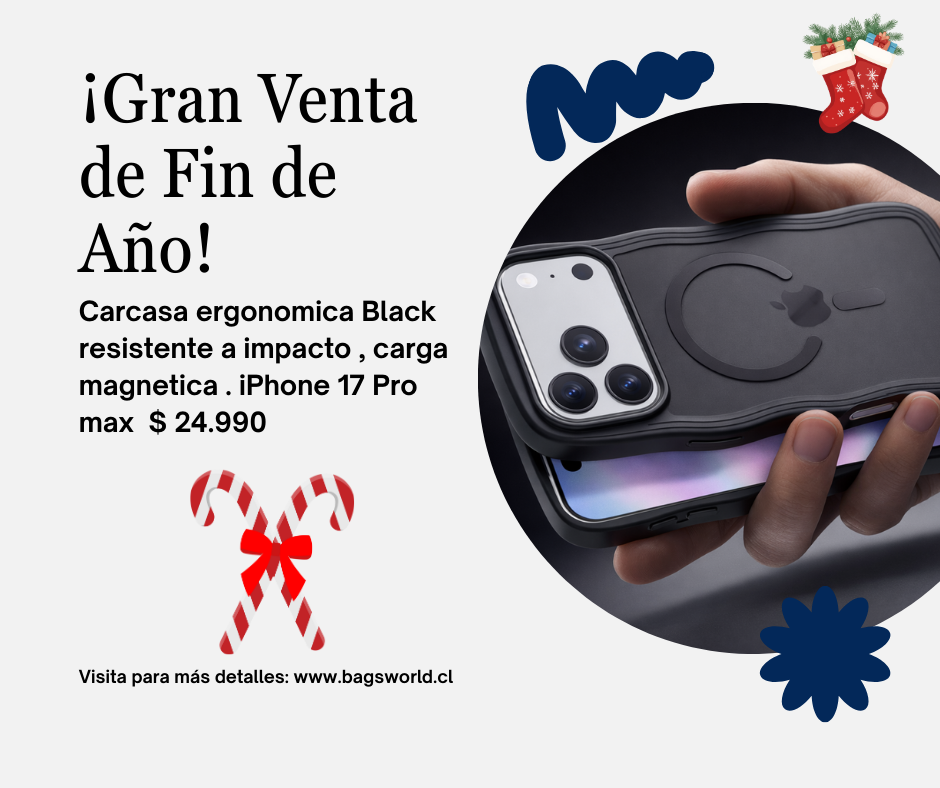 Carcasa protectora ergonomica iPhone 17 Pro max