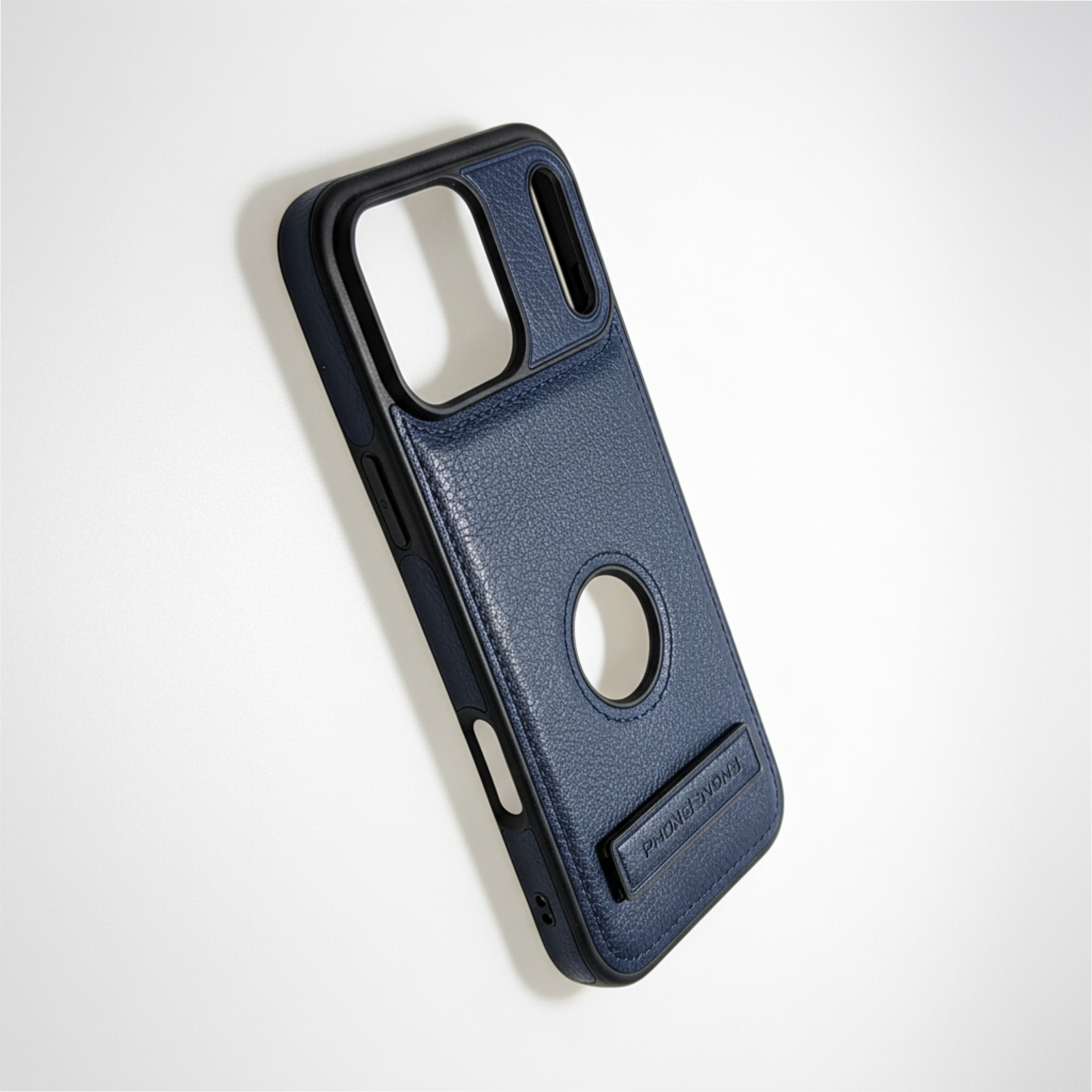 Carcasa cuero ecologico LX Blue , para iPhone 17 Pro max