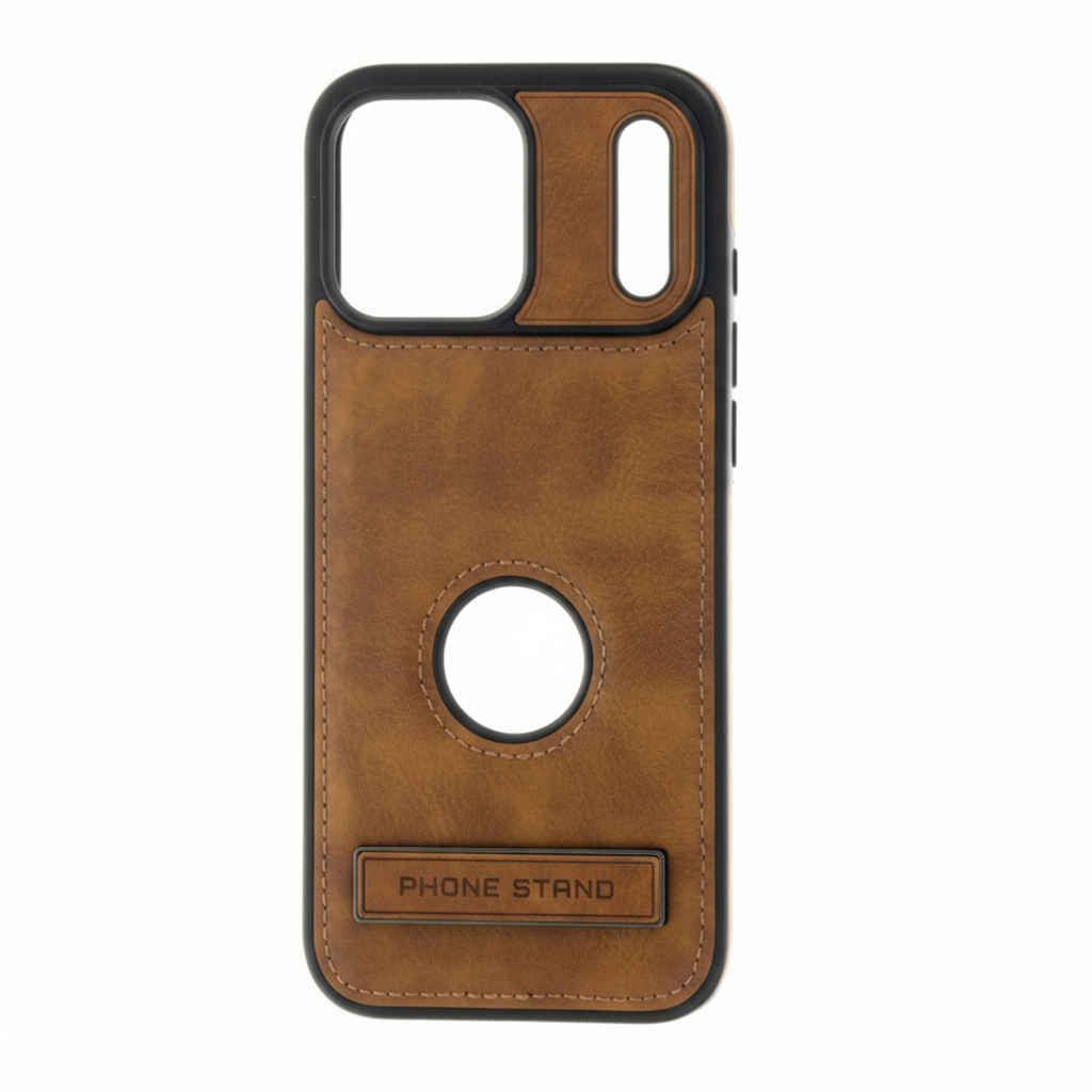 Carcasa protectora cuero ecologico LX , para iPhone 17 Pro max