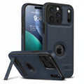 Carcasa cuero ecologico LX Blue , para iPhone 17 Pro max