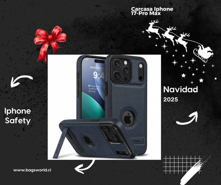 Carcasa cuero ecologico LX Blue , para iPhone 17 Pro max